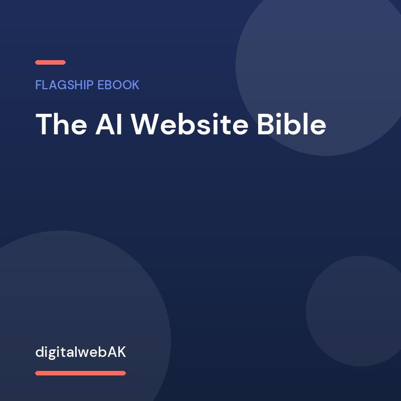 The AI Website Bible ebook cover