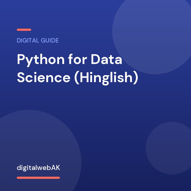 Python for Data Science Hinglish edition cover