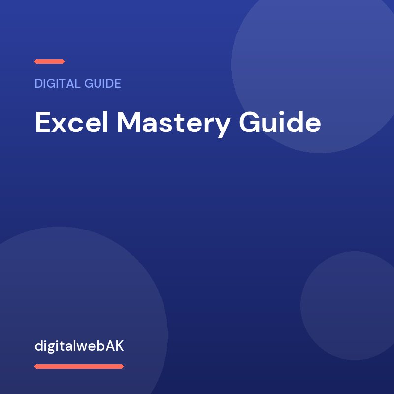 Excel Mastery Guide ebook cover